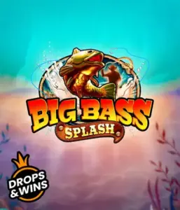 Dive into the thrilling world of Big Bass Splash slot by Pragmatic Play, highlighting a vibrant fish splashing out of water. This graphic depicts the essence of fishing with bold text and exciting visuals. Ideal for those who love fishing-themed games, offering a captivating gaming experience. 